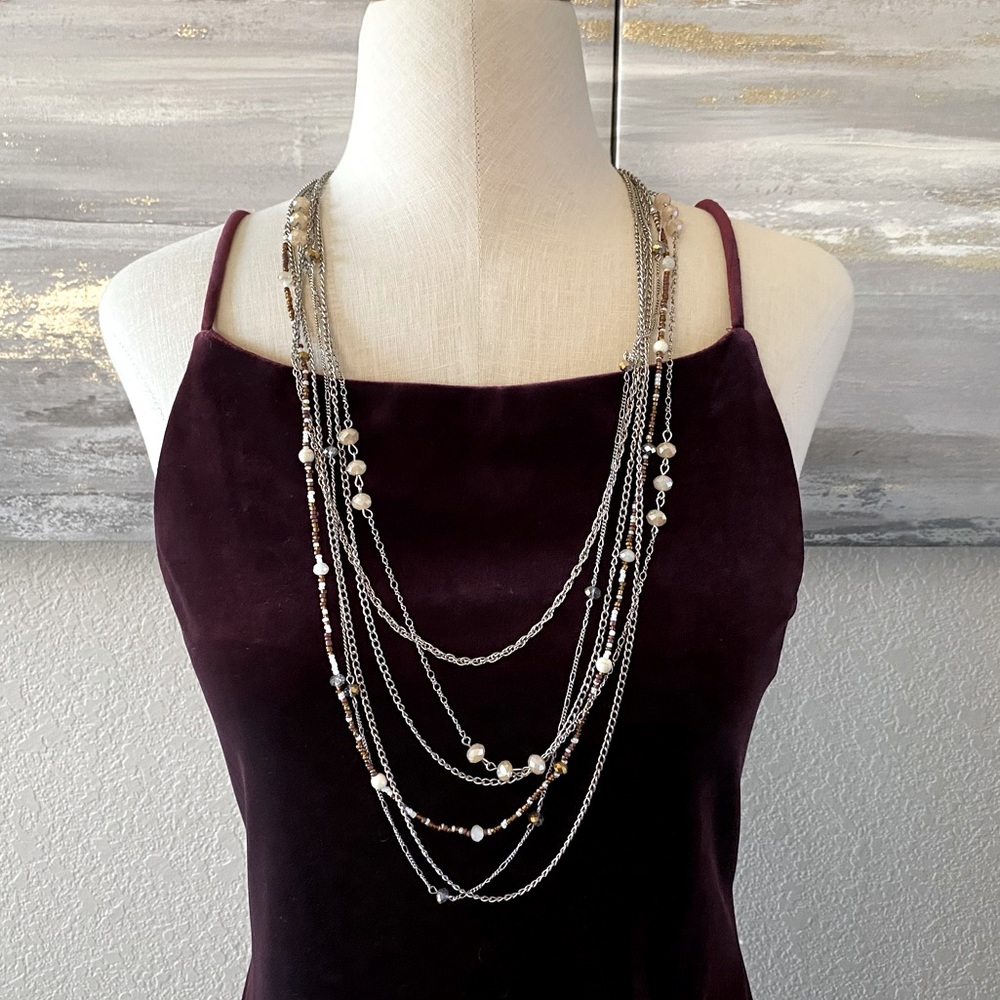 Six Layered Necklace
